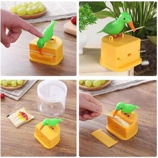 💥Dispensador de palillos con forma de pájaro