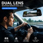 Dual Lens Rearview Mirror Dash Cam