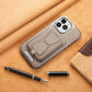 Premium leather iPhone protective case