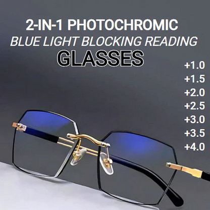 🔥Por tiempo limitado 50% de descuento🔥 ✨Gafas de lectura sin montura con filtro de luz azul