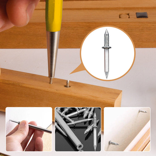 🔥Buy More Save More🔥Double-Head Skirting Thread Seamless Nail🛠️