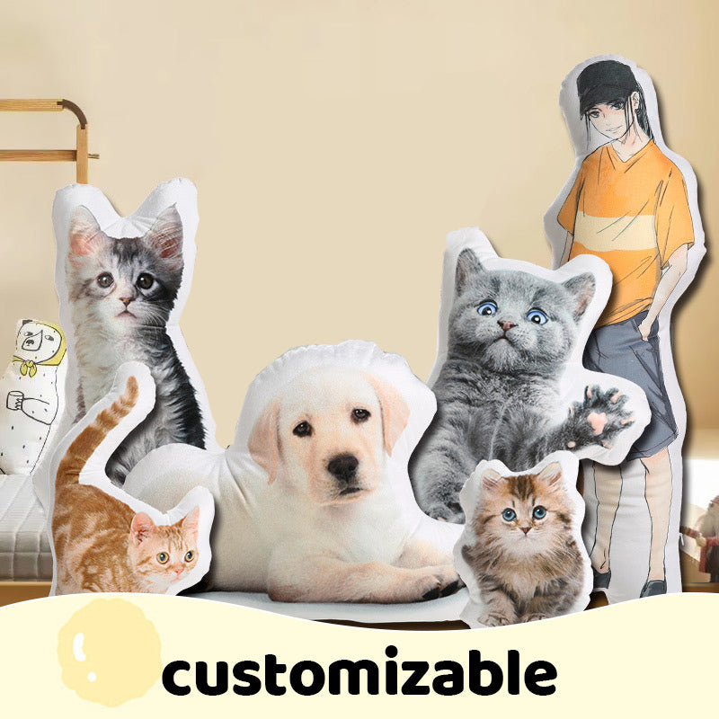 Personalized 3D Pet Portrait Pillow