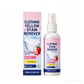 Potente spray quitamanchas para tejidos: sin productos químicos agresivos, apto para pieles sensibles. Elimina las manchas antiguas y incrustadas en camisetas, pantalones y ropa de cama.