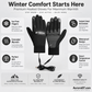 🧤 Guantes de invierno calefactables alimentados por USB