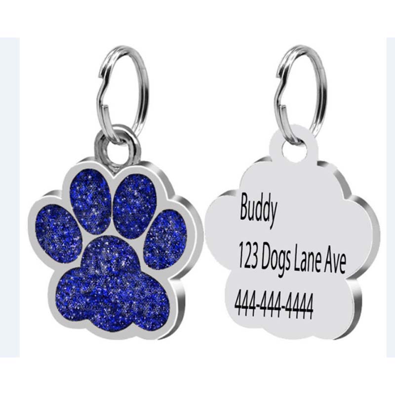 Personalized Shiny Pet Identity Label