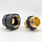 Conector macho y hembra de 3/4 de pulgada