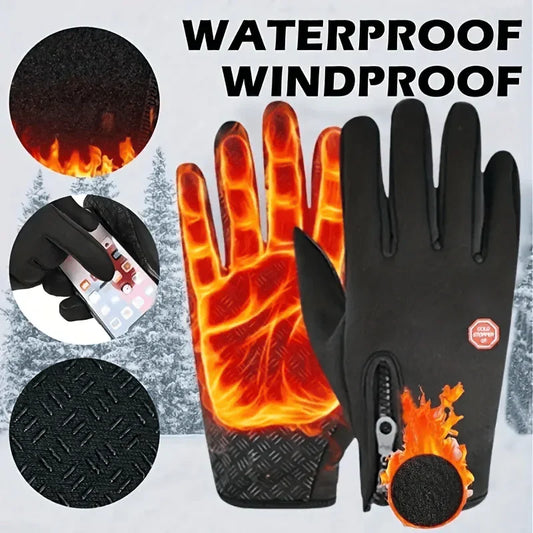 ⏰50 % de descuento, último día❄️🎁Guantes térmicos impermeables y compatibles con pantallas táctiles para uso en exteriores