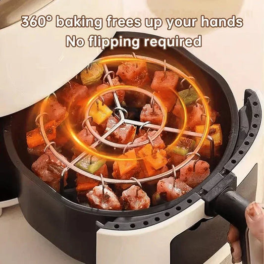 Guantes antiescaldaduras gratis por tiempo limitado 🥩 Freidora de aire vertical para kebab + Guantes resistentes al calor gratis 🍤