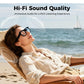 Gafas inteligentes con IA, ChatGPT, cámara de 8 MP y grabación de vídeo 4K HD 1200P, traducción en tiempo real a más de 160 idiomas, Bluetooth 5.4, audio Hi-Fi y control de música; gafas de sol inteligentes con grabación de vídeo para llevar