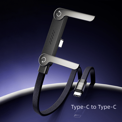 🔥¡Oferta relámpago de Año Nuevo!🏆 ¡Más de 50.000 unidades vendidas!💥 Cable cargador con soporte invisible 2 en 1: cable de carga rápida de 240 W con soporte para teléfono integrado.