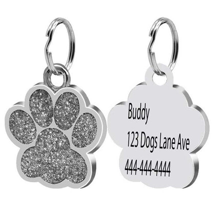 Personalized Shiny Pet Identity Label