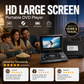 📺 Reproductor portátil de DVD/EVD HD de 7,8 pulgadas: pantalla grande, recargable y compatible con DVD, CD, USB y SD. Perfecto para casa y para viajar.