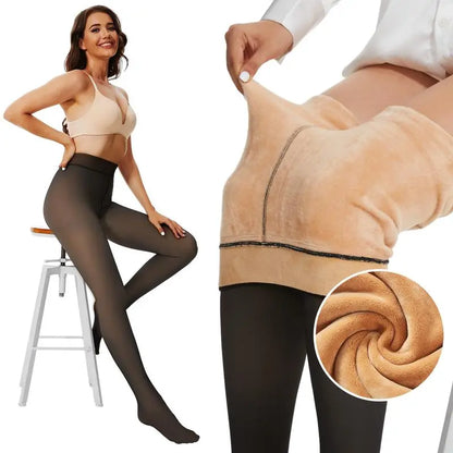 Medias de vellón femeninas FALLAS PERMITAS TERMAL CALIENTAS FALSAS