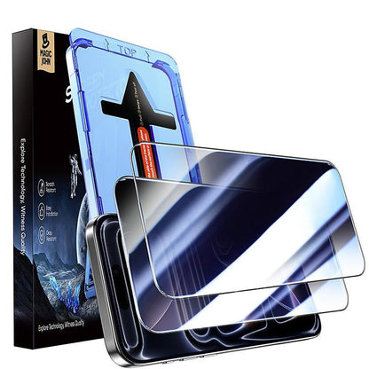 🔥VENTA CALIENTE📱 Protector de pantalla para iPhone, Samsung: cristalino, resistente a rayones, tacto ultrasuave, protección de privacidad, protección ocular polarizada circular, fácil instalación