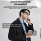 Gafas inteligentes con IA, ChatGPT, cámara de 8 MP y grabación de vídeo 4K HD 1200P, traducción en tiempo real a más de 160 idiomas, Bluetooth 5.4, audio Hi-Fi y control de música; gafas de sol inteligentes con grabación de vídeo para llevar