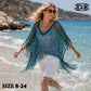 🏖️ÚLTIMO DÍA DE OFERTA ¡SOLO 17.86 €!🔥JCUK Chaqueta de verano de crochet metalizado: ligera, fluida y con un estilo impecable 🌊☀️