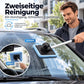 Limpiador magnético doble para ventanillas de coche | Kit de limpieza sin marcas para cristales de automóvil