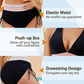 ✨👙 Conjuntos de bikini de talle alto con control de abdomen y bloques de color