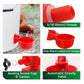 🎁¡Gran oferta! 49% de descuento✨Bebederos automáticos para aves de corral con rosca de 5/16 pulgadas