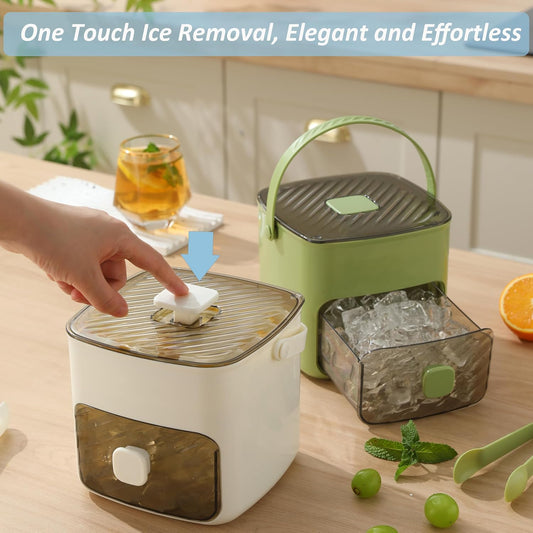 Máquina para hacer cubitos de hielo con almacenamiento
