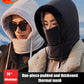 Plush-lined Thickened Thermal Hat with Face Mask for Men and Women