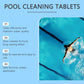 Pastillas limpiadoras para piscinas para un agua cristalina