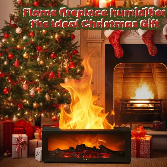 🔥【1° Más Vendido】🔥¡Transforma tu espacio en un santuario de calma: un humidificador que combina la magia de una chimenea, la seguridad de la tecnología y el estilo de un diseño moderno! 🔥