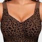 🏆ÚLTIMO DÍA DE REBAJAS 51% DE DESCUENTO 🔥Sujetador de gelatina súper reafirmante con estampado de leopardo | Sujetadores sin aros para mujer 👍¡Adiós a los senos caídos!