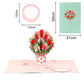 🌹 TARJETA DE SAN VALENTÍN 3D DESPLEGABLE QUE FLORECE PERMANENTEMENTE