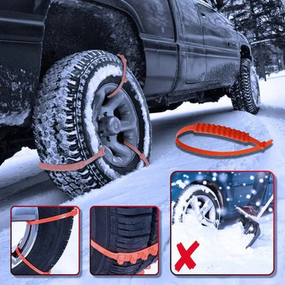 Cadenas de nieve antideslizantes para auto