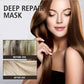Mascarilla capilar con reparación profunda e hidratación para cabello seco.