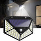 ☀️ 50% dto. Lámpara solar LED con sensor de movimiento – 100 LEDs, 1200 lúmenes, IP65 impermeable y 3 modos. ¡Ilumina tu jardín sin coste eléctrico! ✨🔋