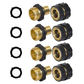 Conector macho y hembra de 3/4 de pulgada