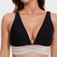 ✨👙 Conjuntos de bikini de talle alto con control de abdomen y bloques de color