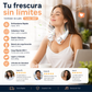 ❄️ Ventilador Aire Acondicionado para el Cuello – refrigeración personal ultrasilenciosa para el verano