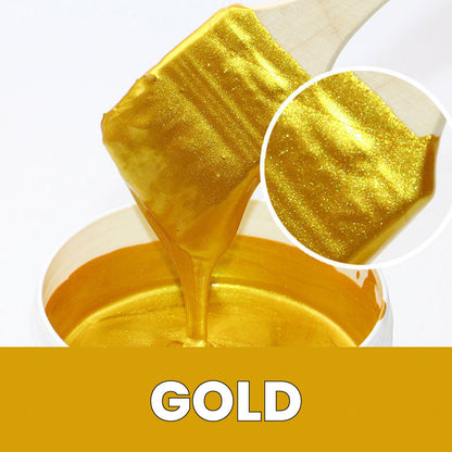 Waterproof gold leaf paint for arts, paintings and crafts