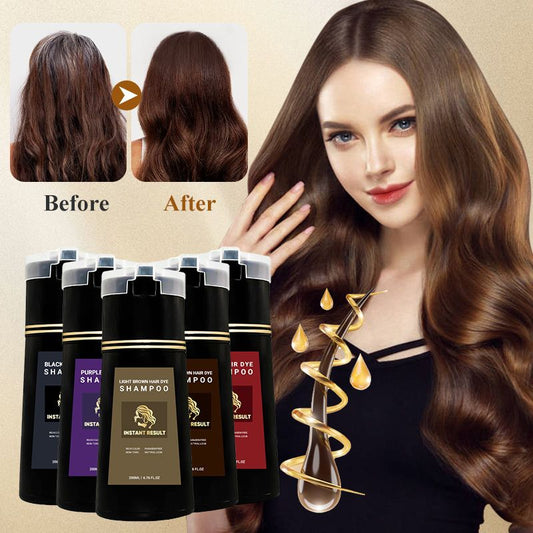 ✈️Buy 2 Get 1 Free📦Instant Result Hair Dye Shampoo