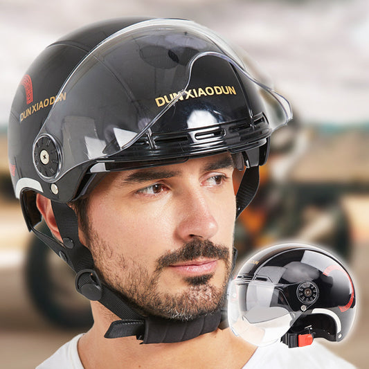 3/4 Open Face Motorcycle Helmets with Visor