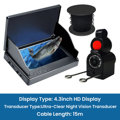⏳Oferta por tiempo limitado⏰Sonda de pesca con pantalla HD y transductor
