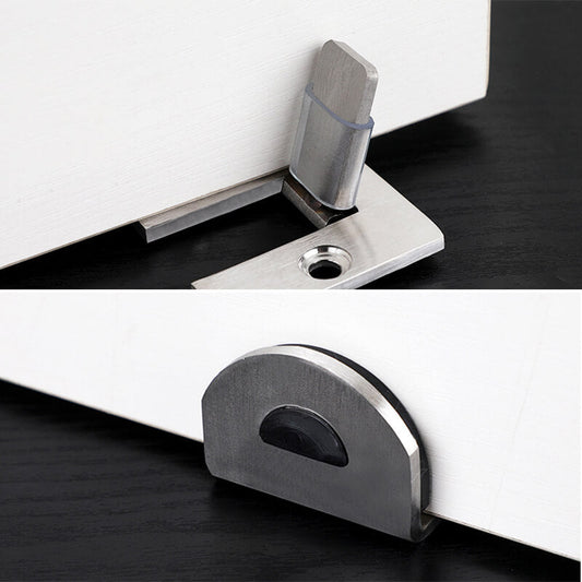 Easy install Stainless steel door stop