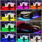 2024 Car Chassis Flexible RGB Waterproof LED Strip Lights (4PCS)