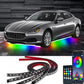 2024 Car Chassis Flexible RGB Waterproof LED Strip Lights (4PCS)