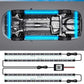 2024 Car Chassis Flexible RGB Waterproof LED Strip Lights (4PCS)