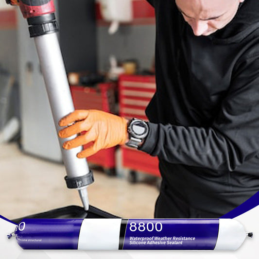 Sellador adhesivo de silicona🔥impermeable y resistente a la intemperie contra el moho