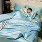✨Nuevo juego de ropa de cama de cuatro piezas, lavable y fresco, modelo 2026👑