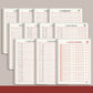 Pen con lápiz duro Running Script Copybook