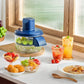 Peler de frutas y verduras eléctricas transparentes