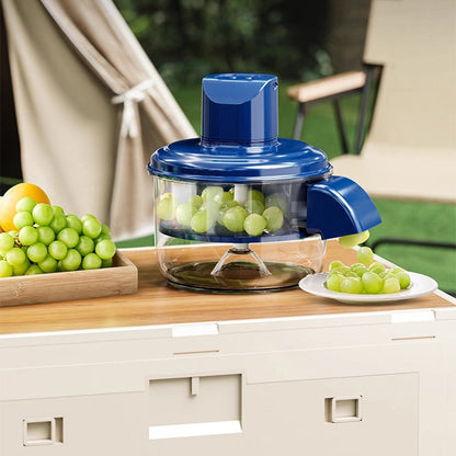 Peler de frutas y verduras eléctricas transparentes