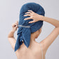 Toalla de cabello de vellón de coral súper absorbente 60*100 cm