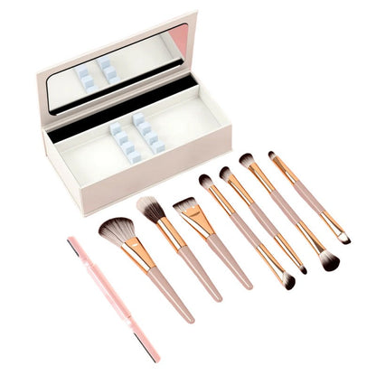 Kit de cepillo de maquillaje portátil todo en uno